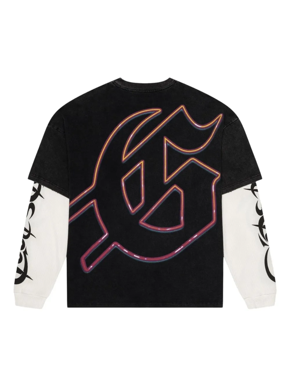 GODSPEED F1 Dreams layered T-shirt - Zwart