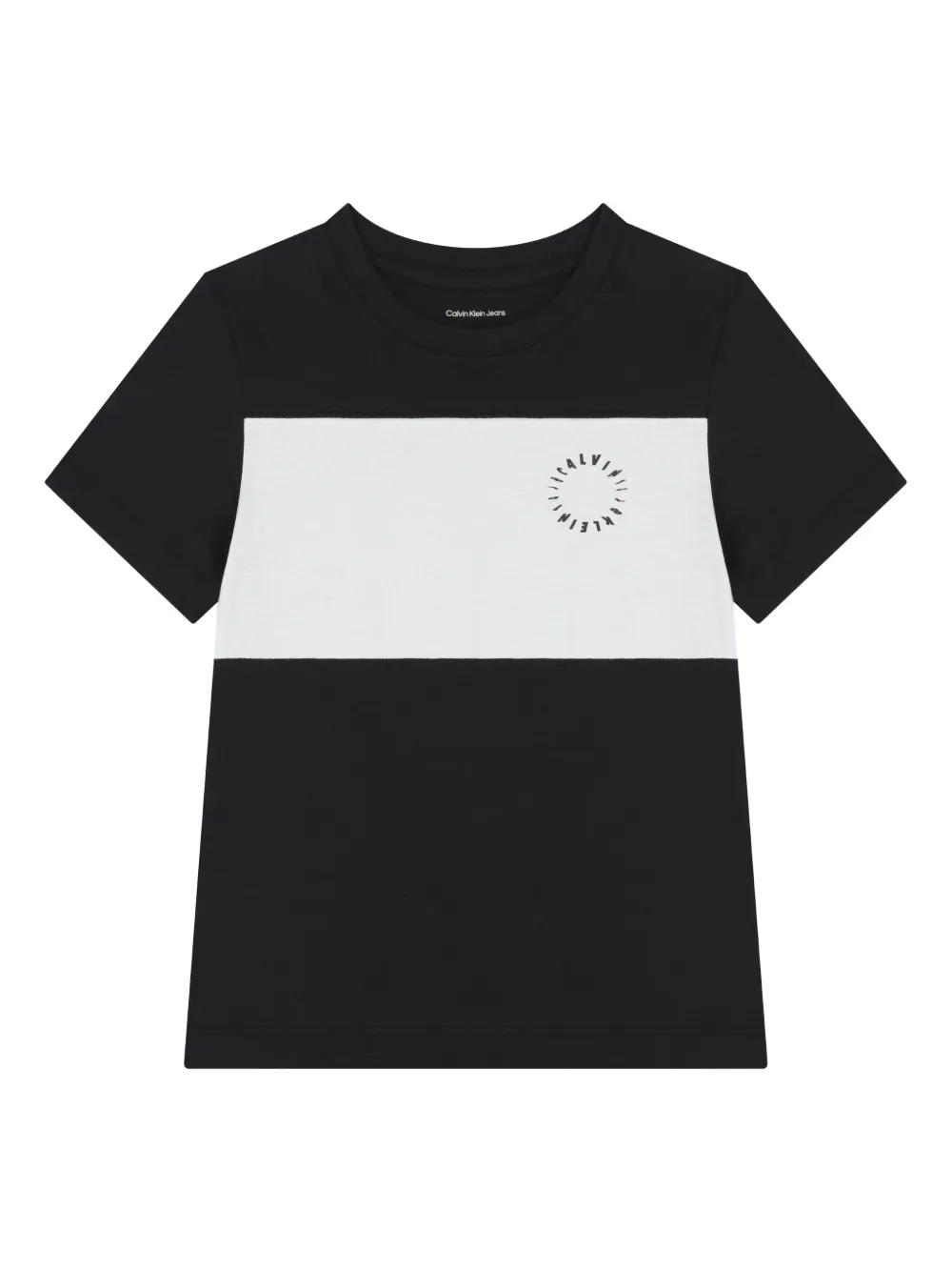 Calvin Klein Logo-print T-shirt In Black