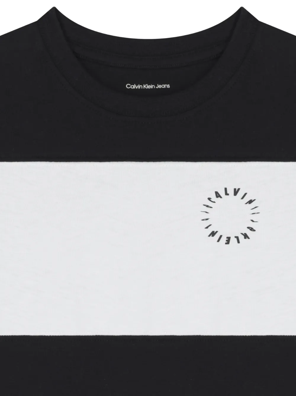Calvin Klein Logo-print T-shirt In Black