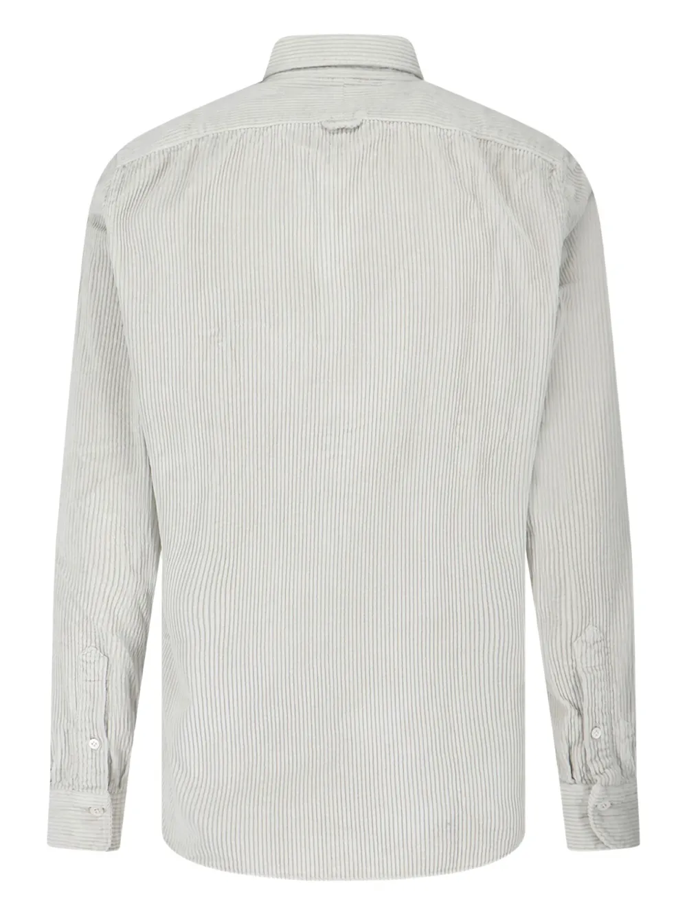 Finamore 1925 Napoli Achille corduroy pocket shirt - Grijs