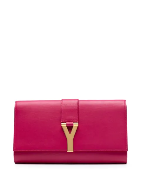 Saint Laurent Pre-Owned 2013-2025 Leather Chyc Ligne clutch bag
