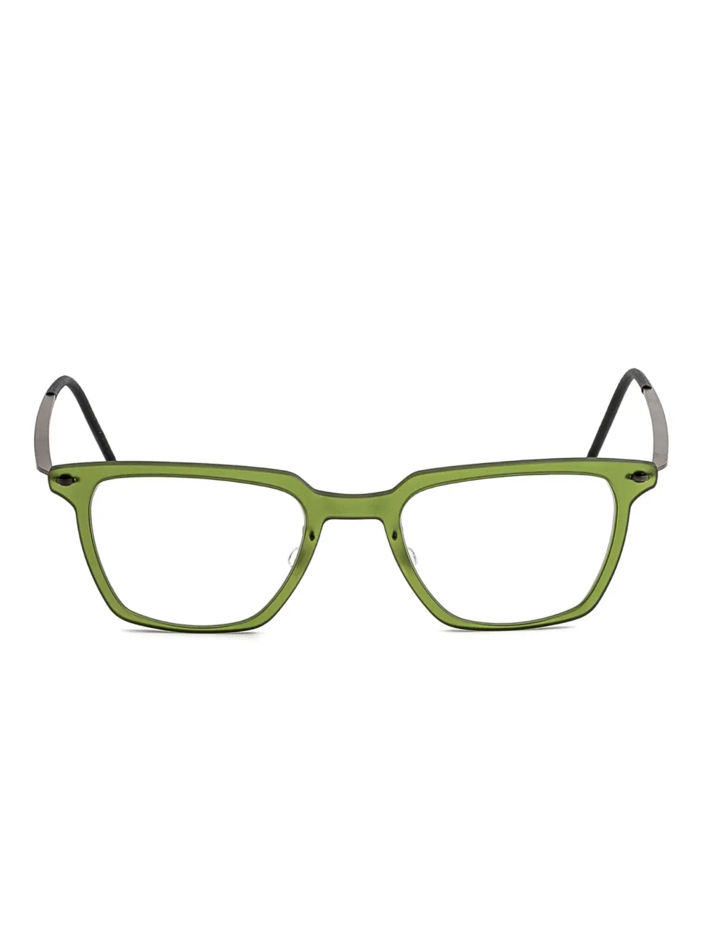 Lindberg rectangle-frame glasses | Green | Image 1