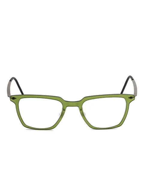 Lindberg rectangle-frame glasses