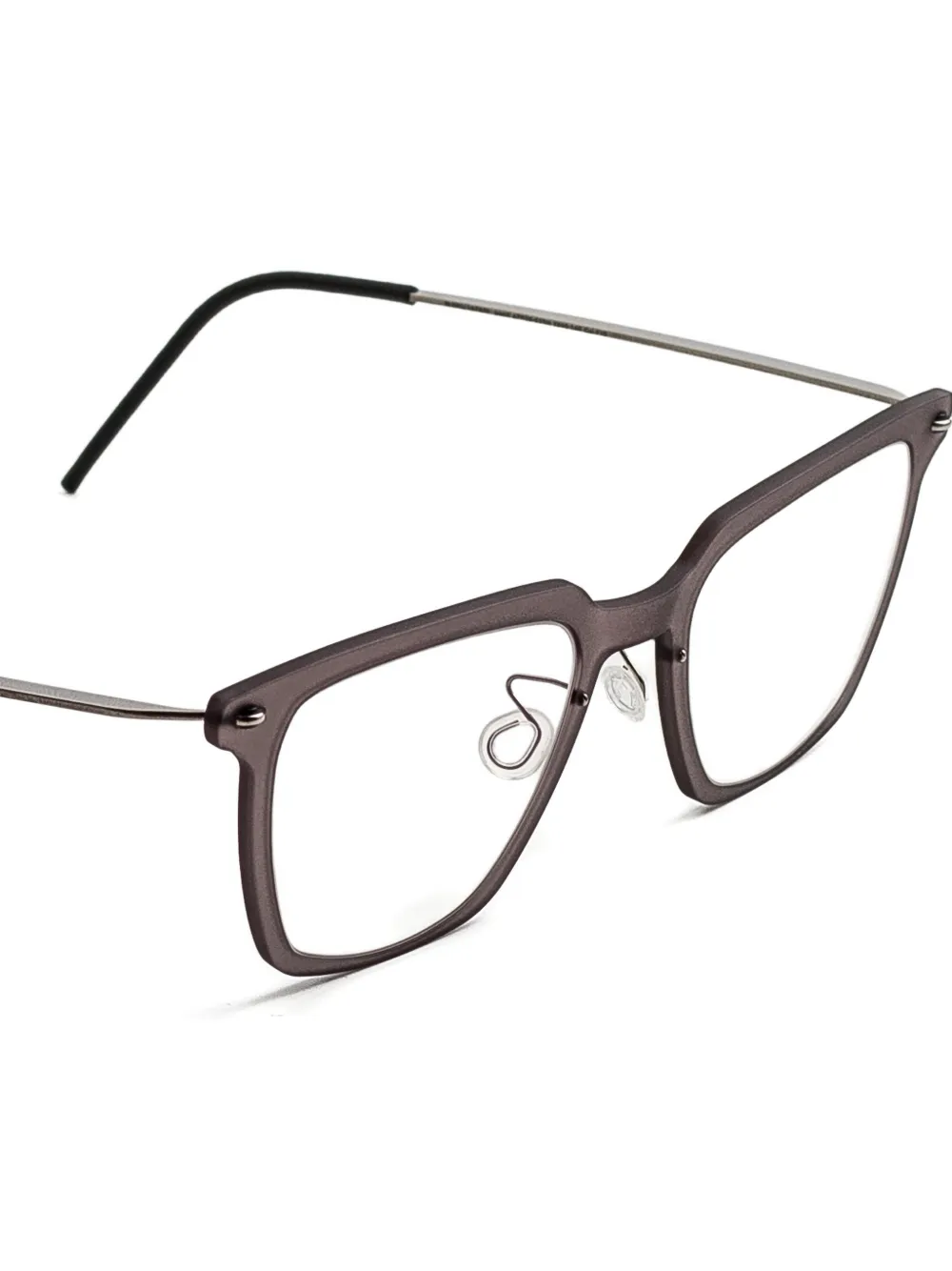 Lindberg Rectangle-frame Glasses In Brown