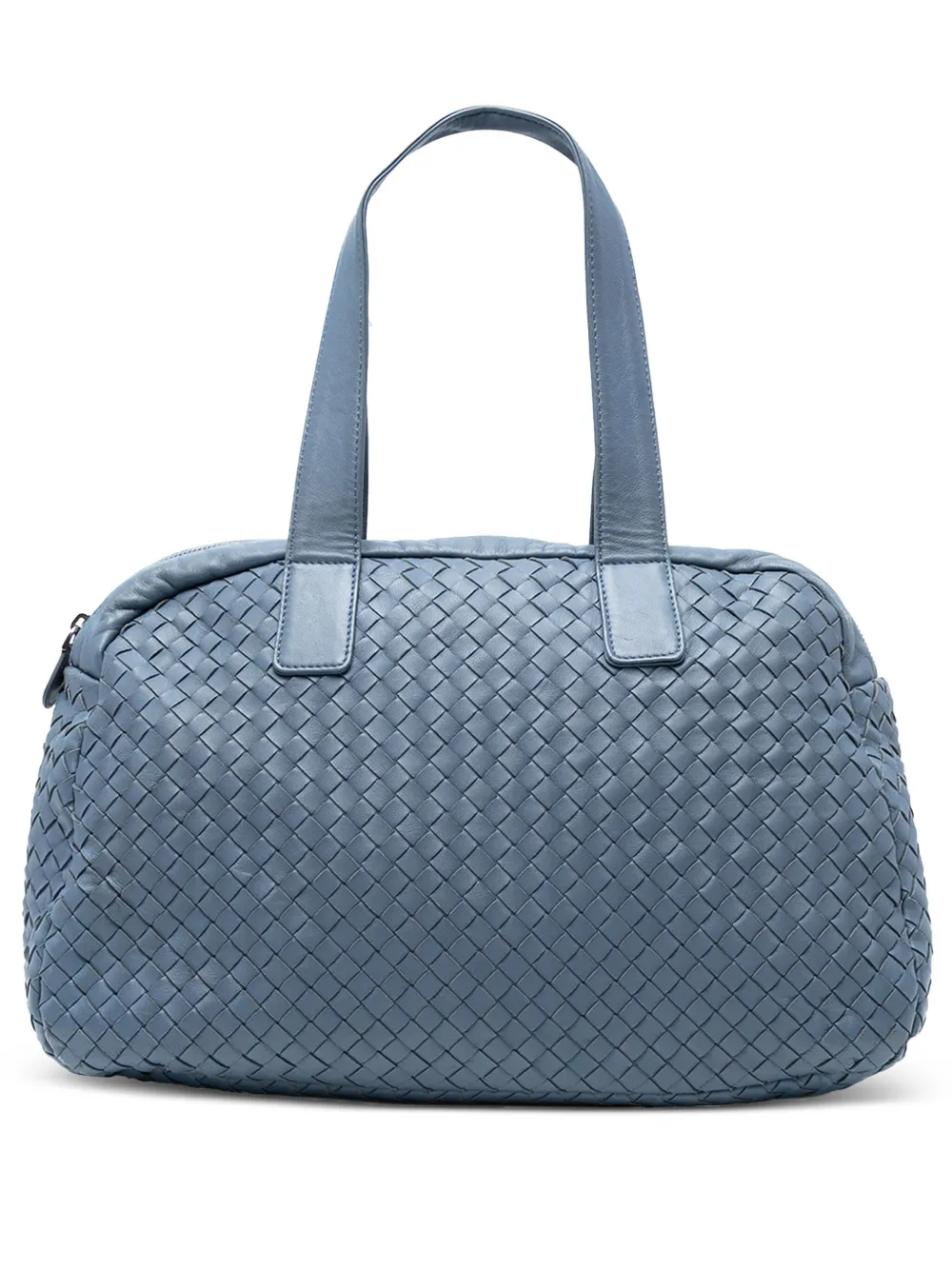 Bottega Veneta Pre-Owned 2012-2025 ナッパ イントレチャート ハンドバッグ - ブルー Bottega Veneta Pre-Owned 2012-2025 ナッパ イントレチャート ハンドバッグ - ブルー