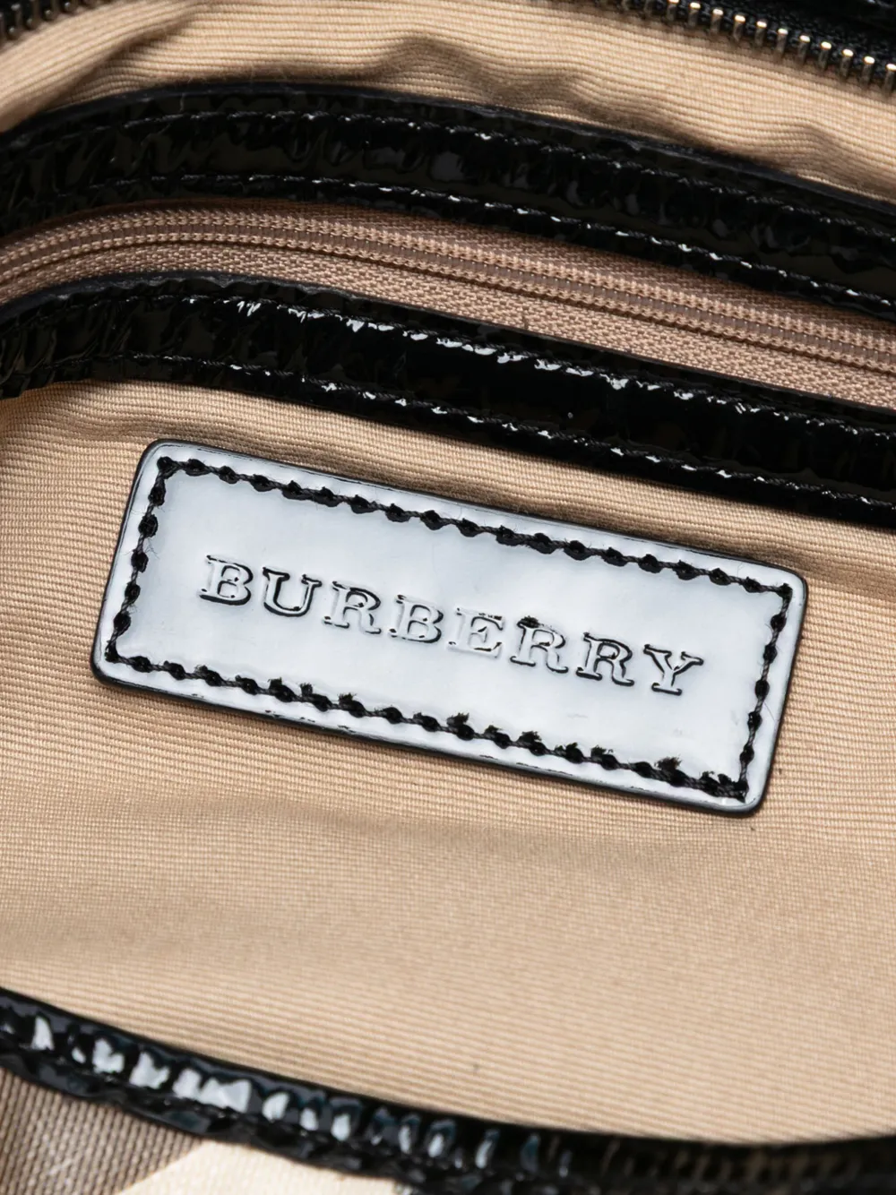 BURBERRY Pre-owned 2000-2025 Supernova Check Coated Canvas Tote Bag In Brown