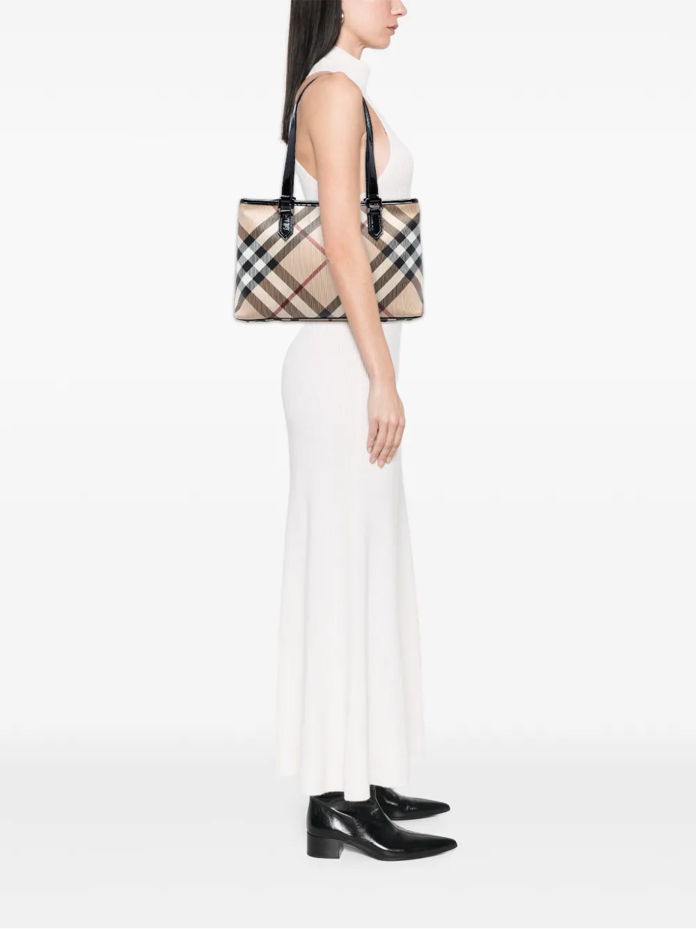 Burberry Pre-Owned 2000-2025 Supernova Check Coated Canvas tote bag | Pre-Owned | Image 2