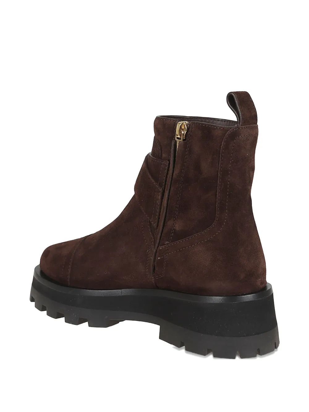 Jimmy Choo Suède laarzen met gesp Bruin