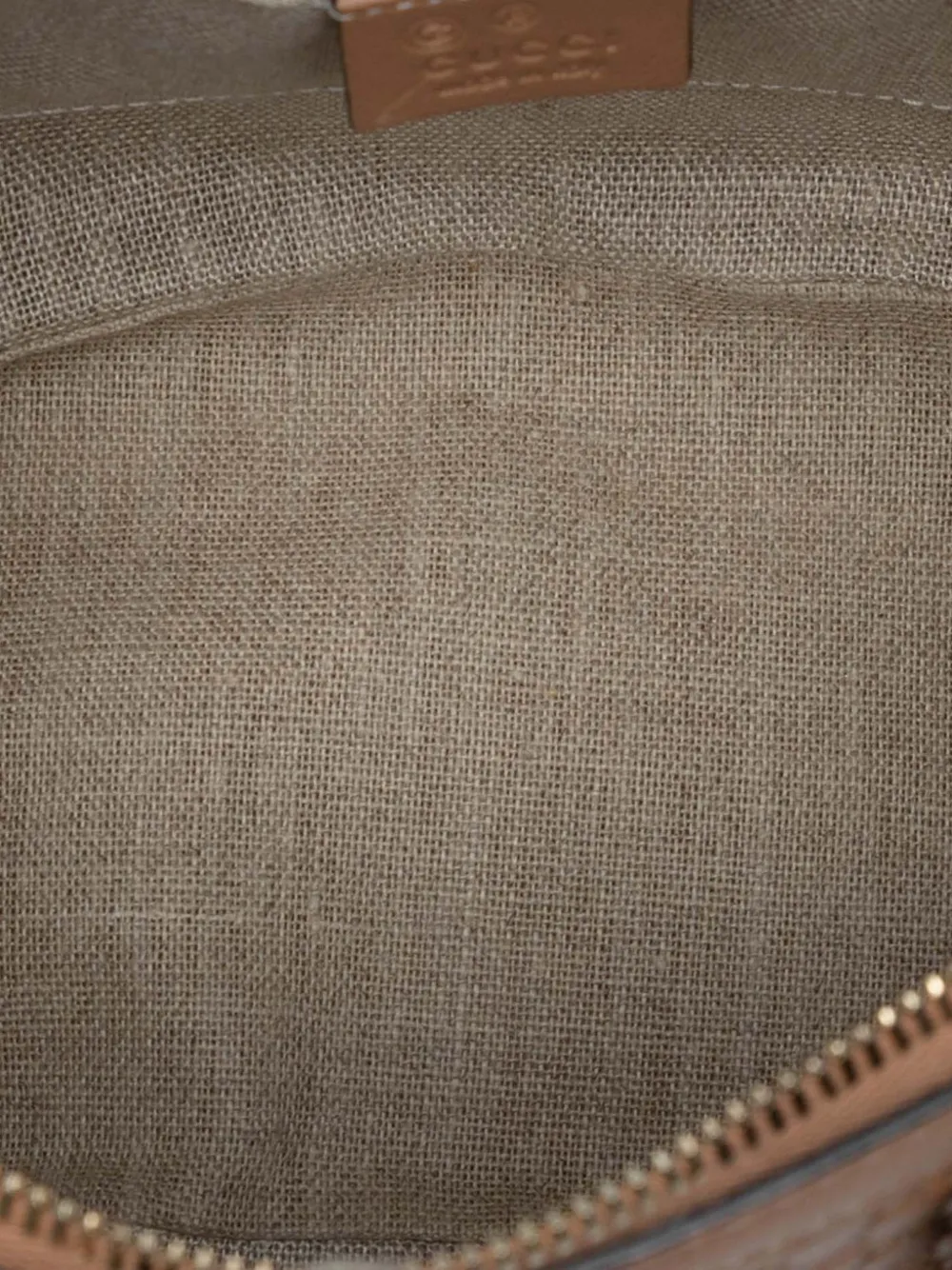 Pre-owned Gucci 2016-2025 Mini Microssima Dome Satchel In Brown