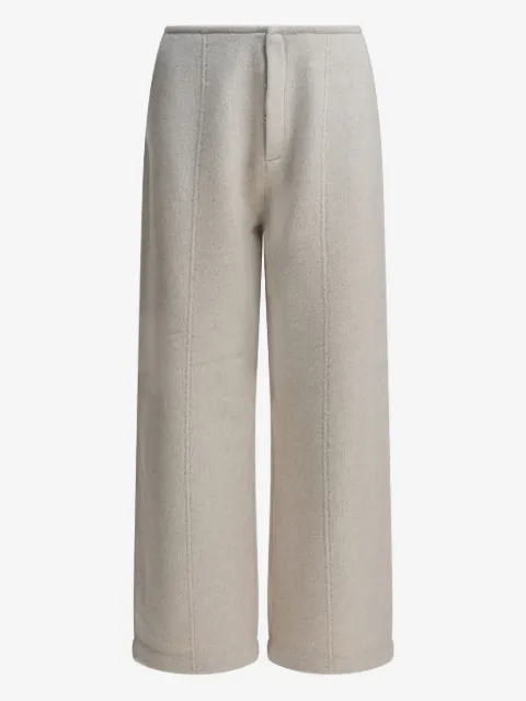 UMARMUNG seam-detail wide-leg trousers
