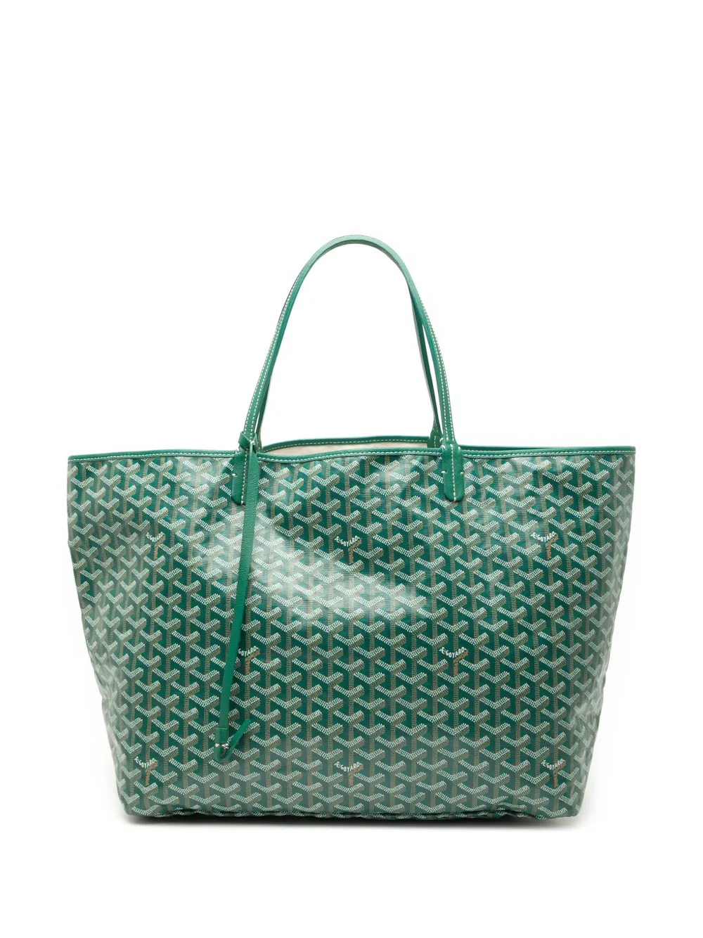 Goyard Pre-Owned 2019 Goyardine Saint Louis GM tote bag - グリーン Goyard Pre-Owned 2019 Goyardine Saint Louis GM tote bag - グリーン