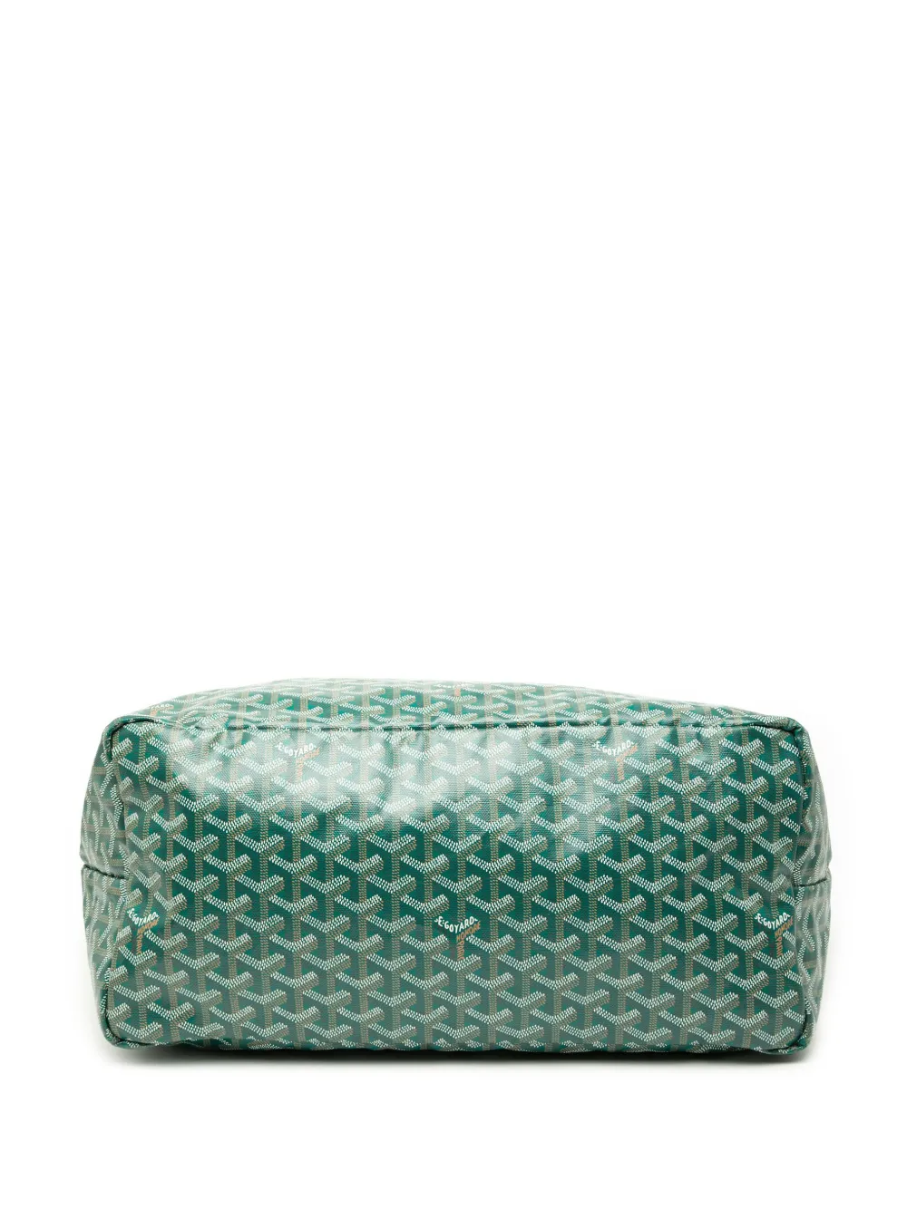 Pre-owned Goyard 2019 Ine Saint Louis Gm Tote Bag In Green