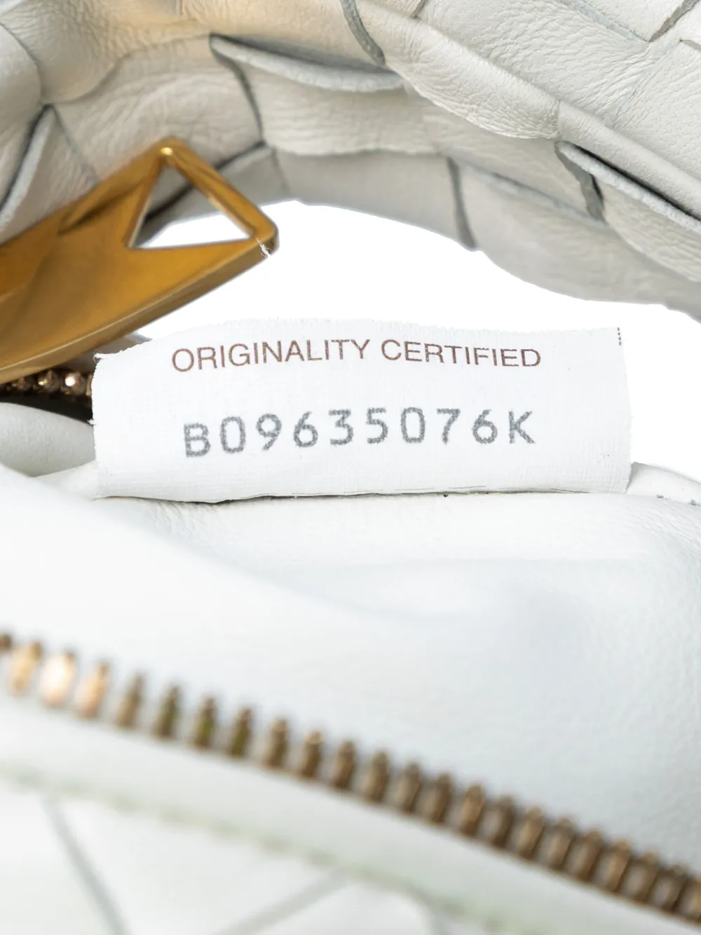 Pre-owned Bottega Veneta 2012-2025 Mini Nappa Intrecciato Jodie Hobo Bag In White