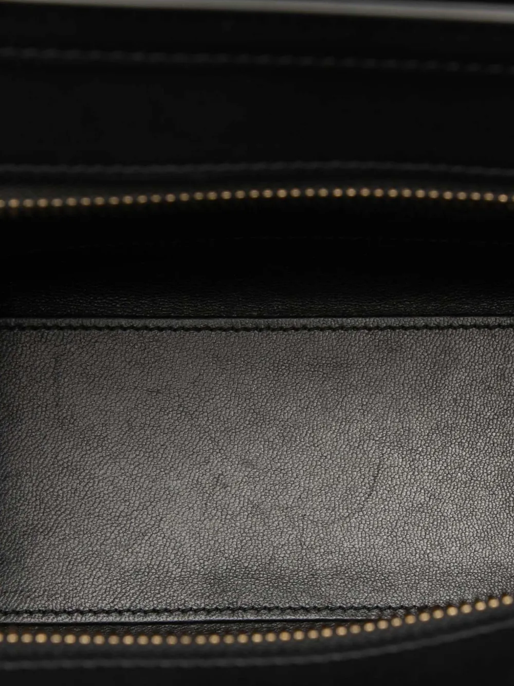 Pre-owned Celine 2016 Nano Tricolor Nubuck And Drummed Calfskin Luggage Tote Satchel In Brown