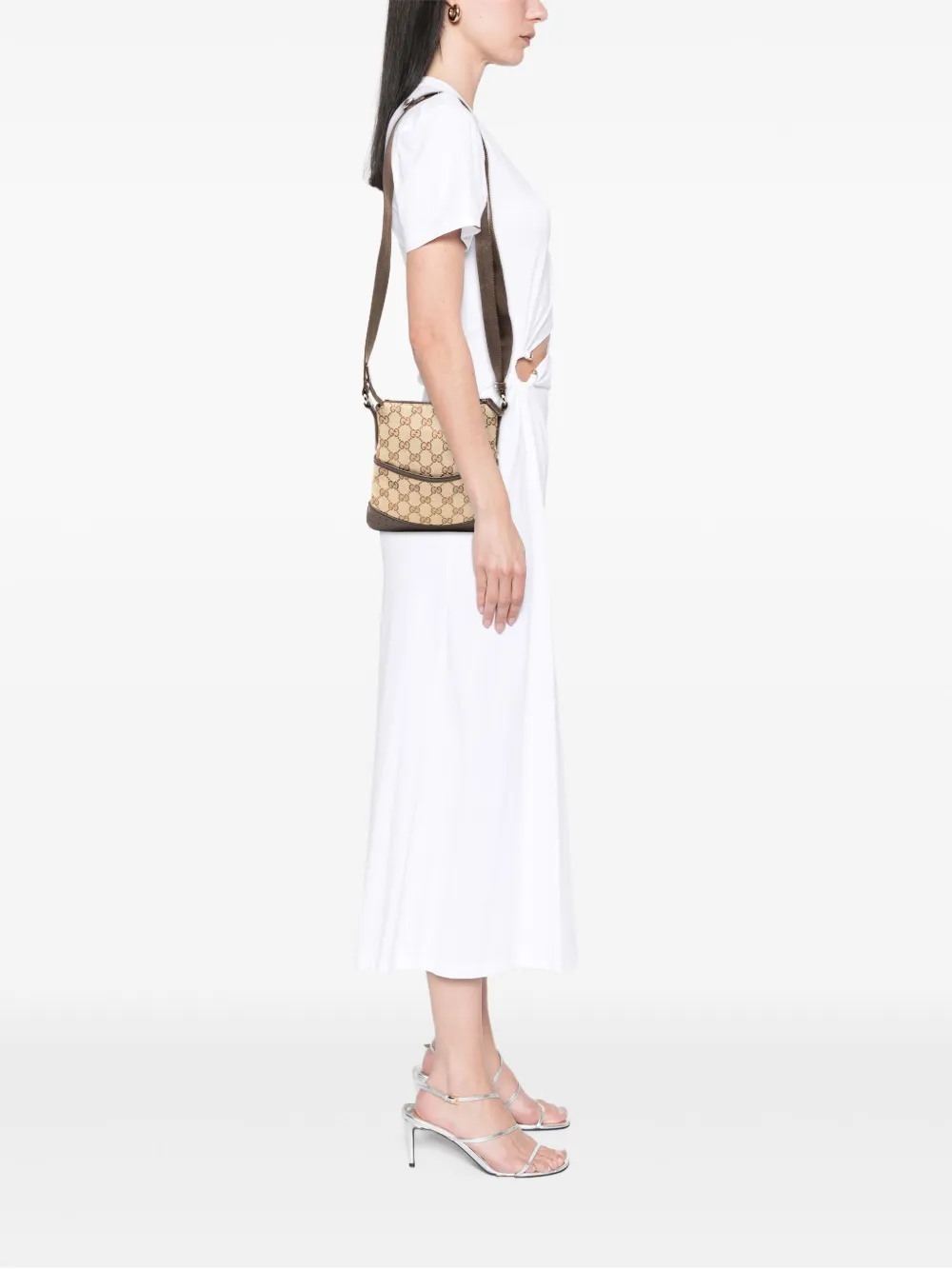 Gucci Pre-Owned 2000-2015 Small GG Canvas Perforated crossbody bag | Pre-Owned | Image 2