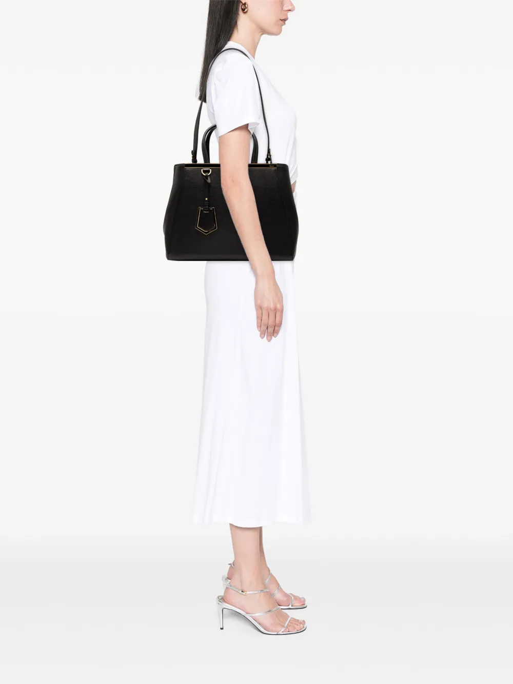 Fendi Pre-Owned 2000-2010 Medium Leather 2Jours satchel | Pre-Owned | Image 2