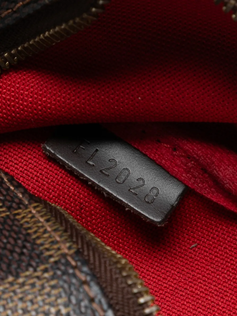 LOUIS VUITTON Pre-owned 2008 Damier Ebene Mini Pochette Accessoires Handbag In Brown