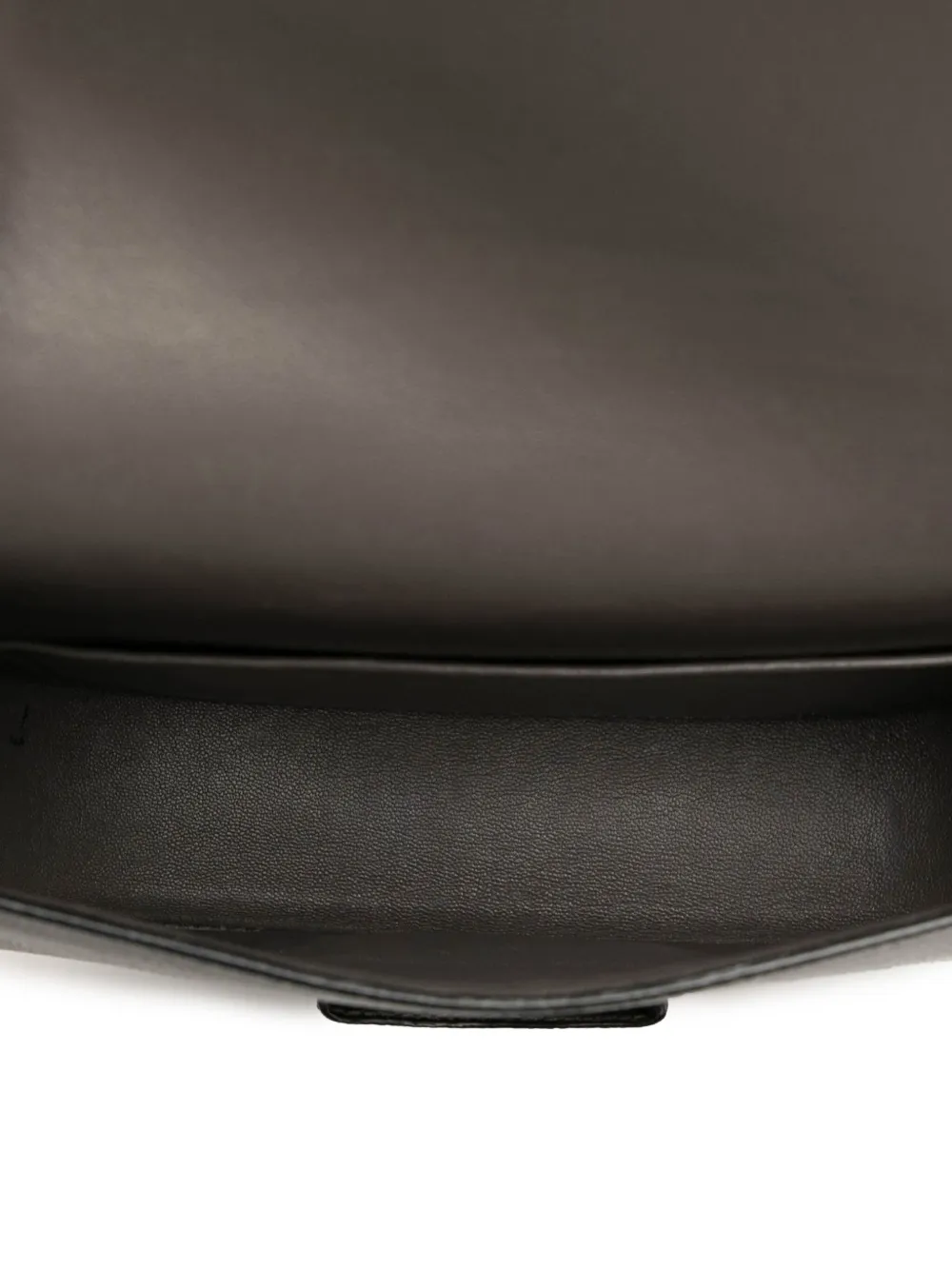 CELINE Pre-owned 2016 Small Grained Calfskin Trotteur Crossbody Bag In Gray