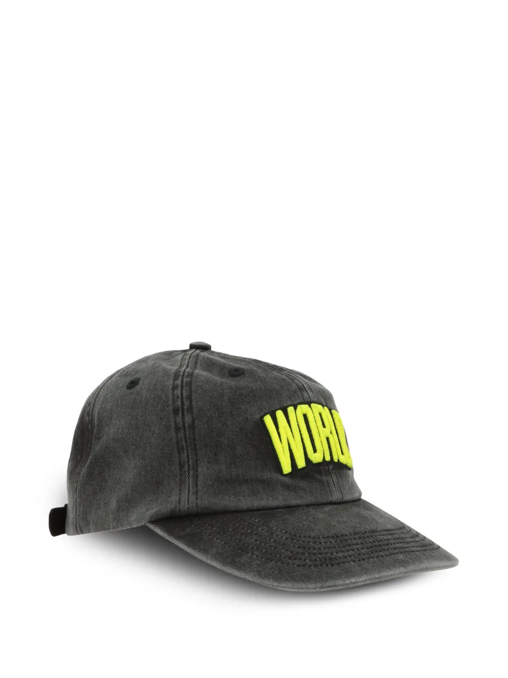  Cherry World Logo-embroidered Cap - Black 