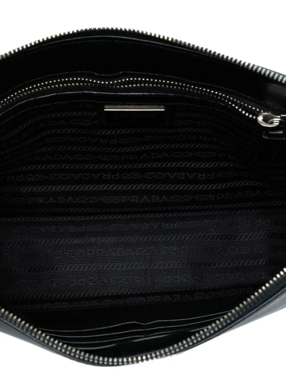 PRADA Pre-owned 2013-2025 Saffiano Clutch Bag In Black