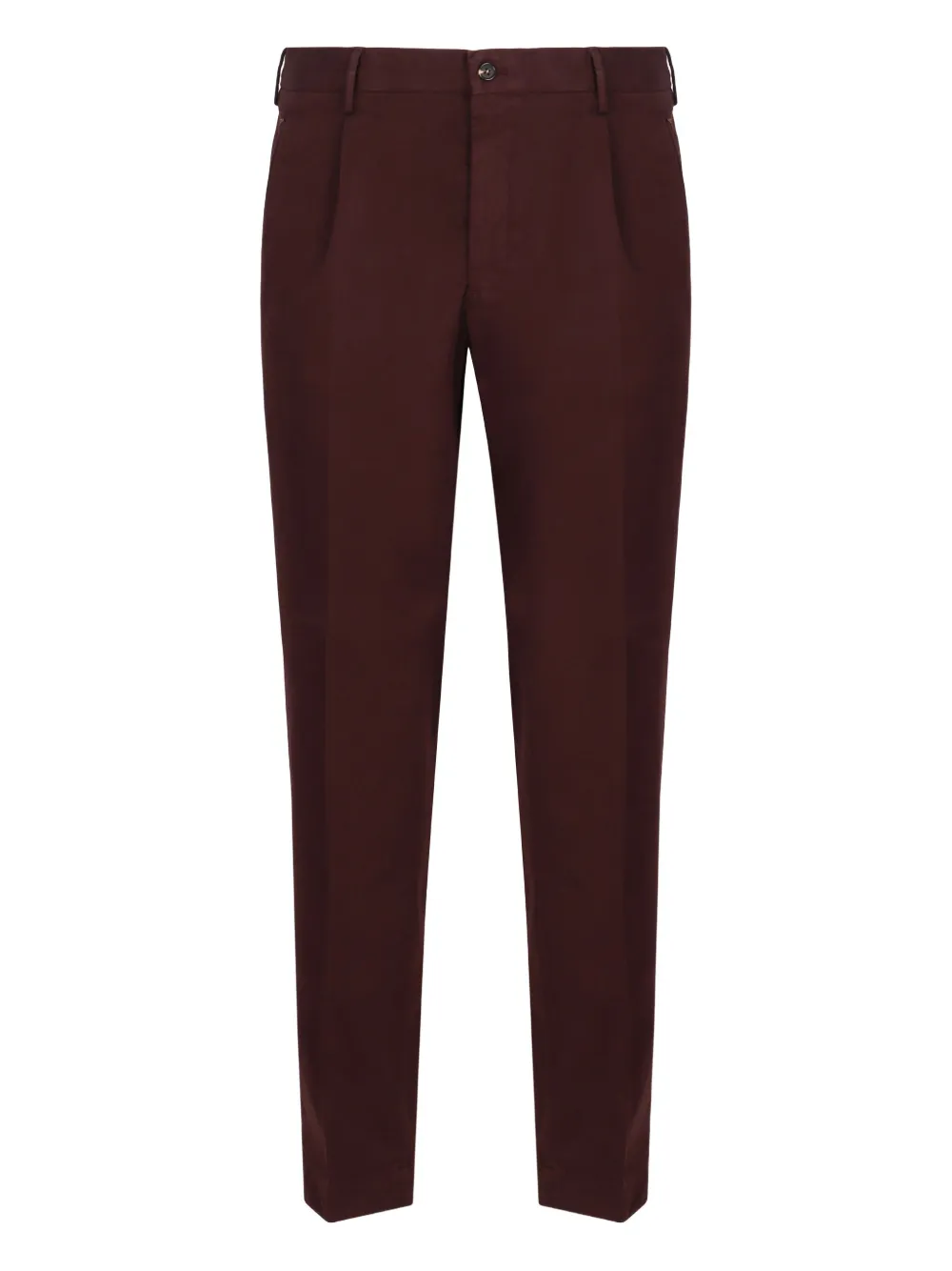 Slowear Cotton Chino Trousers In Brown