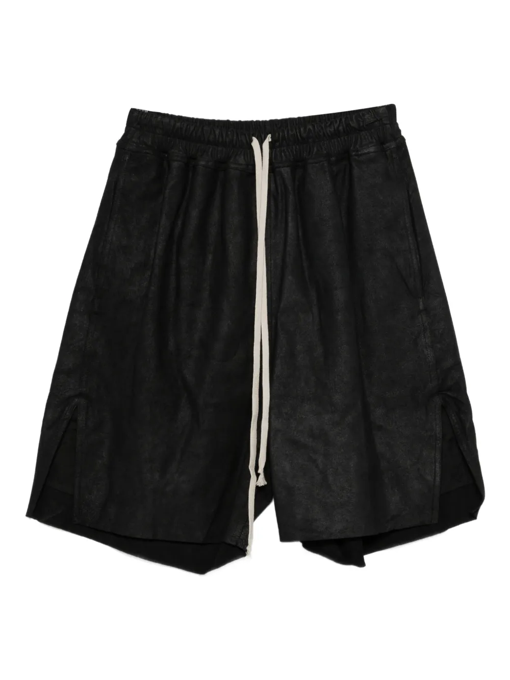 Rick Owens boxers drawstring split shorts | Black | Image 1