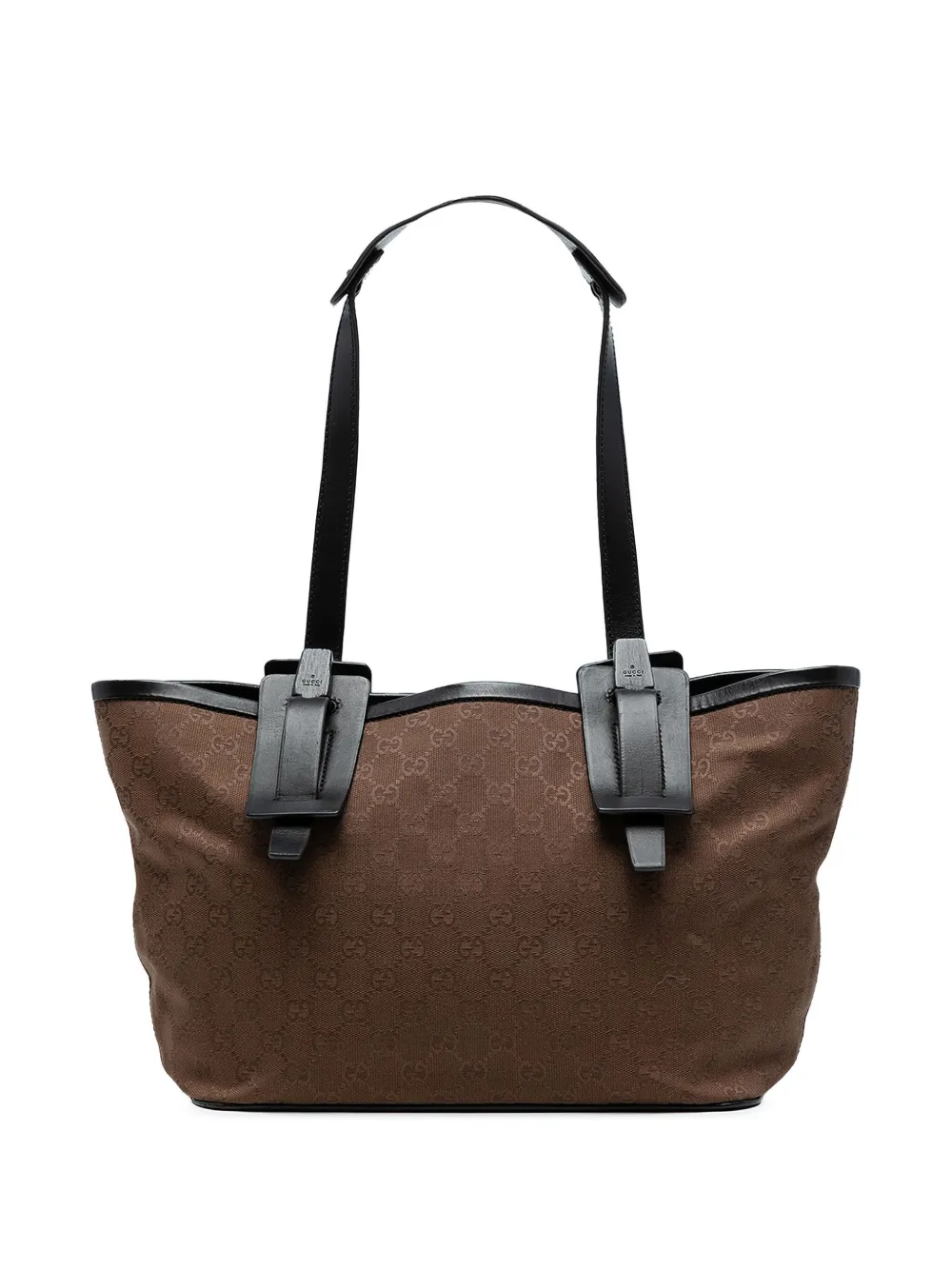 Gucci Pre-Owned 2000-2015 GGキャンバス トートバッグ - ブラウン Gucci Pre-Owned 2000-2015 GGキャンバス トートバッグ - ブラウン