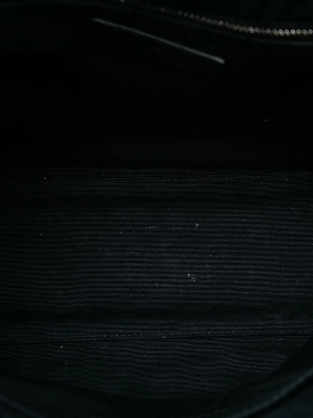 SAINT LAURENT Pre-owned 2017 Medium Matelasse Leather Monogram Loulou Backpack In Black