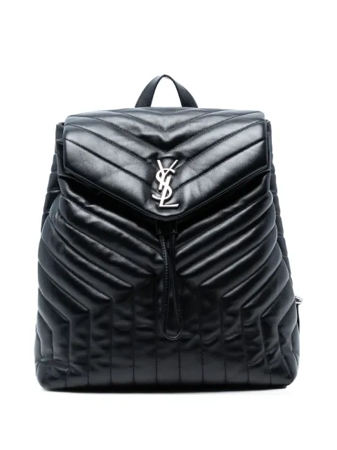 Saint Laurent Pre-Owned 2017 Medium Matelasse Leather Monogram LouLou backpack