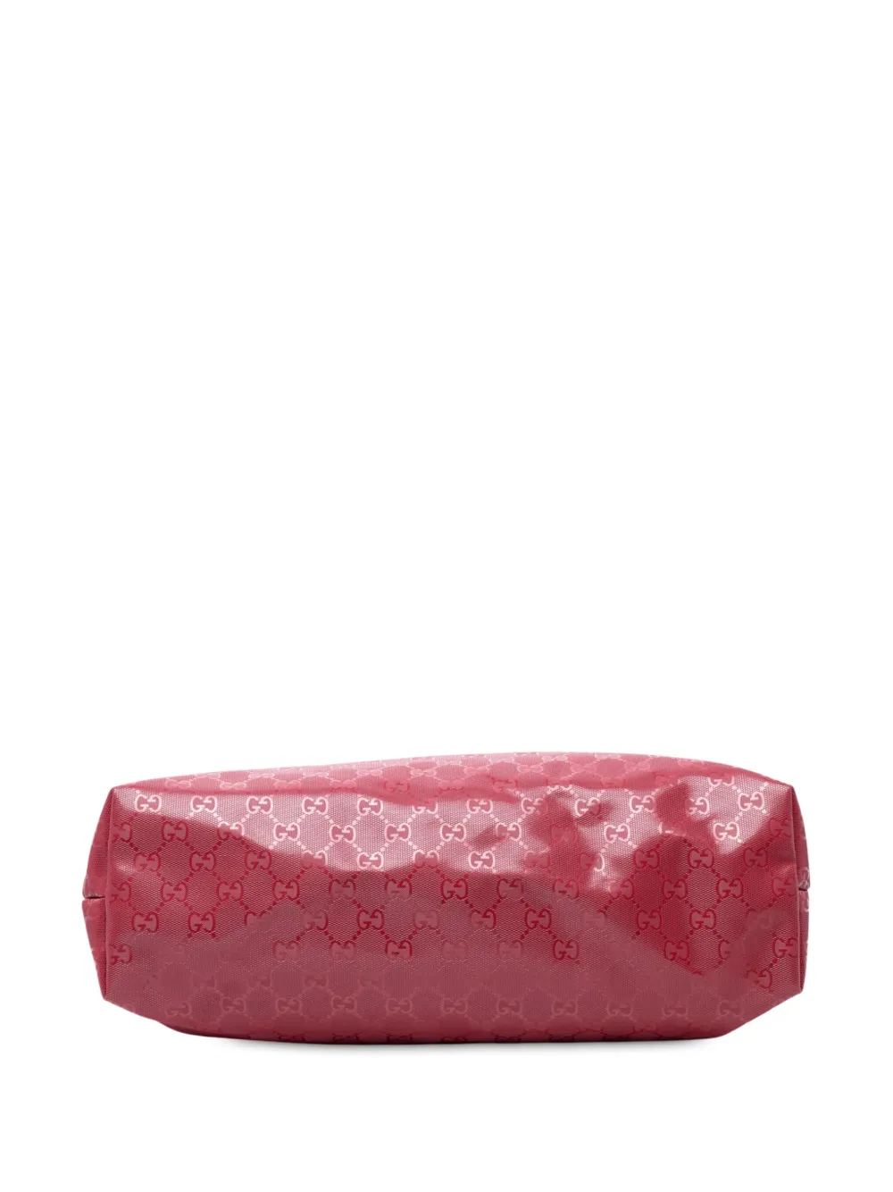 Pre-owned Gucci 2016-2025 Medium Gg Imprime Tote Bag In Red