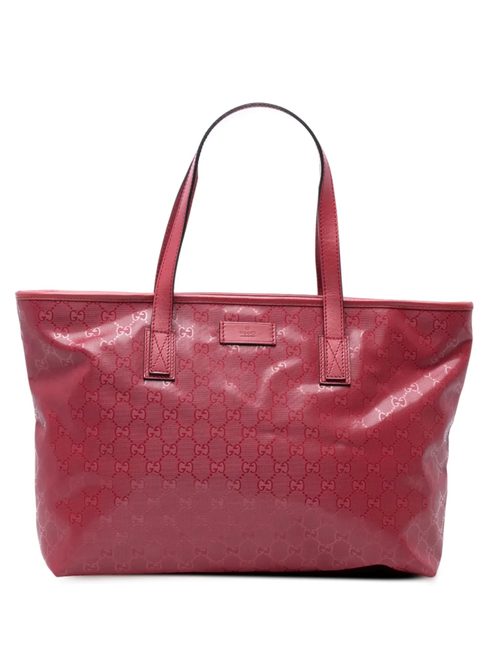 Gucci Pre-Owned 2016-2025 ミディアム GGインプリメ ハンドバッグ - レッド Gucci Pre-Owned 2016-2025 ミディアム GGインプリメ ハンドバッグ - レッド