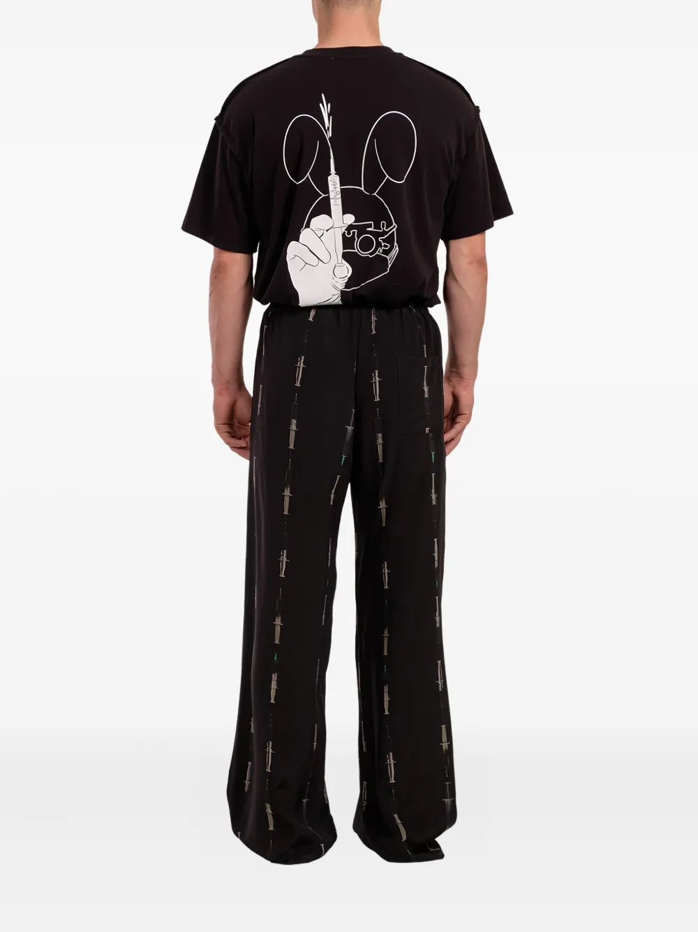 Natasha Zinko Botox Bunny T-shirt In Brown