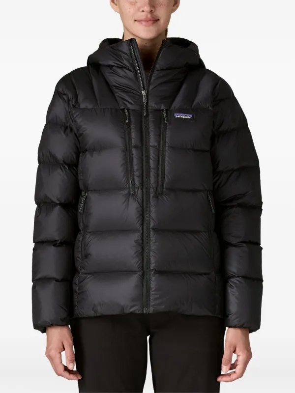 ジャケット・アウター archive patagonia Puff Rider Jacket Patagonia X Fitz Roy Down Hooded Zip Jacket | Black | FARFETCH RO