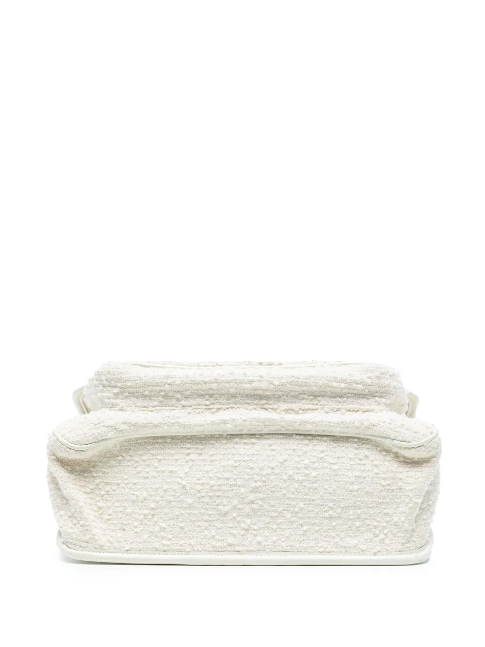 SAINT LAURENT Pre-owned 2021 Medium Tweed Niki Shoulder Bag In White