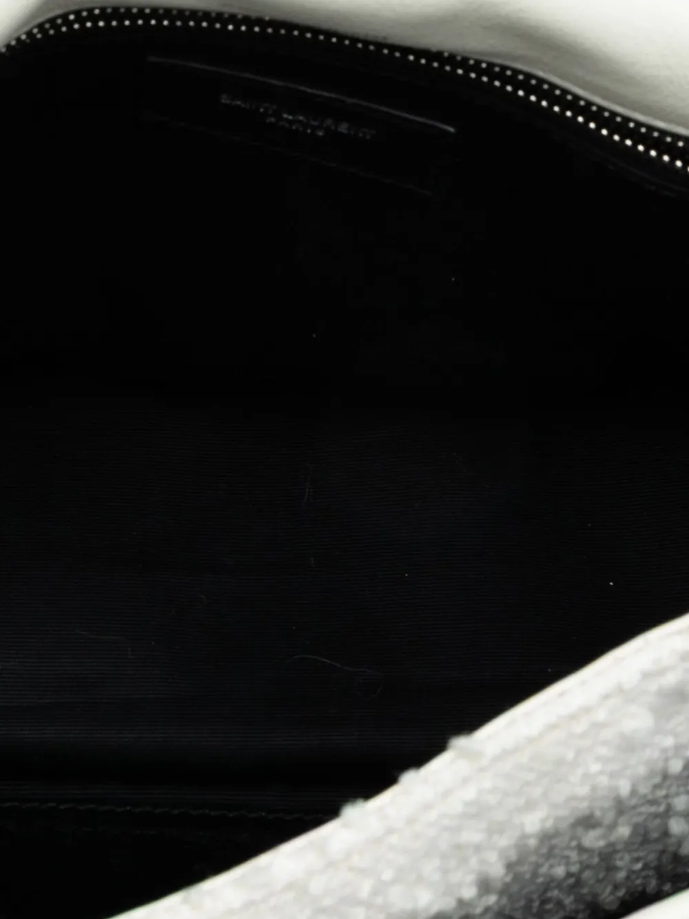 SAINT LAURENT Pre-owned 2021 Medium Tweed Niki Shoulder Bag In White