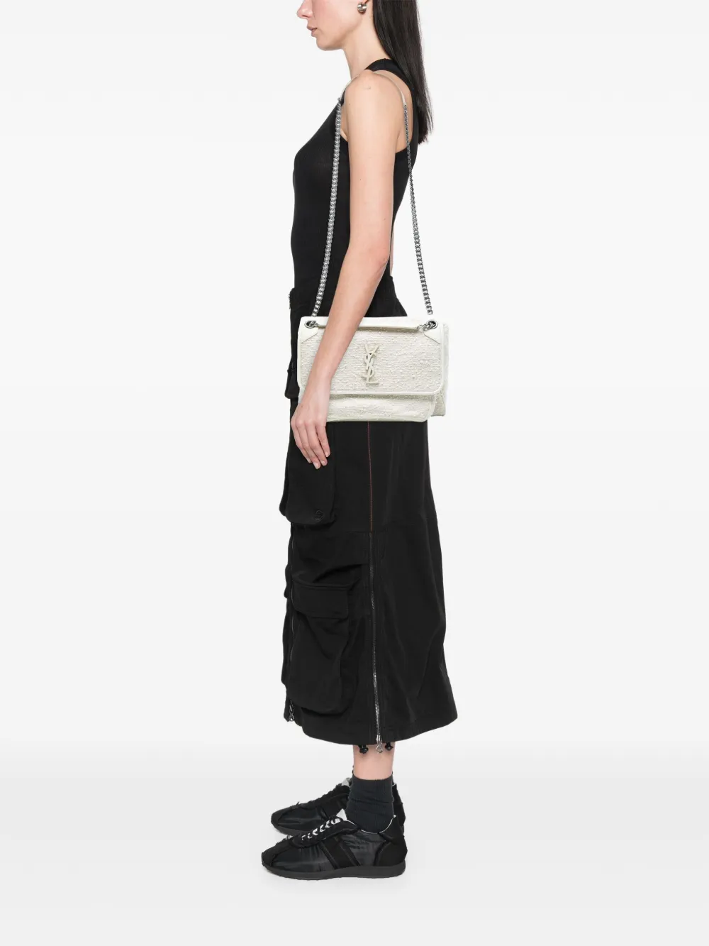 Saint Laurent Pre-Owned 2021 Medium Tweed Niki shoulder bag | Pre-Owned | Image 2