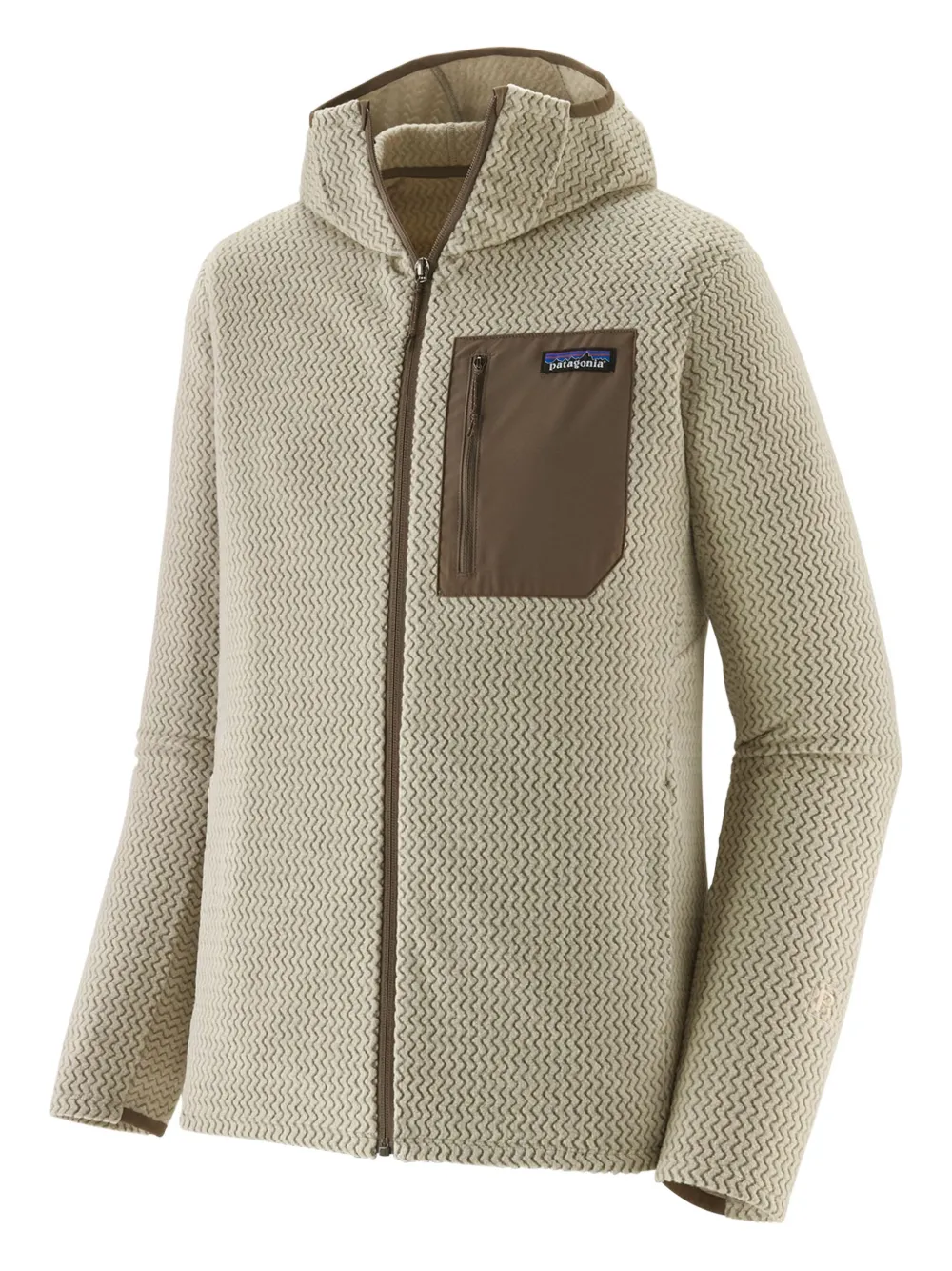 Patagonia x R1® Air hooded zip-up sweater - ニュートラル