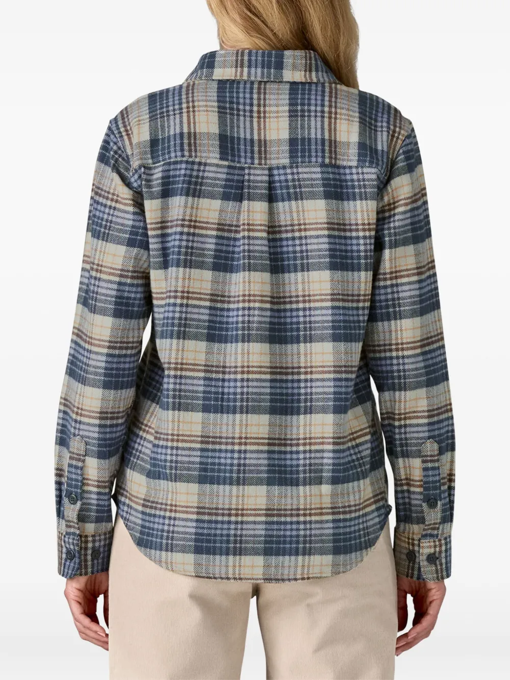 Patagonia X Fjord Plaid Pocket Shirt In Blue