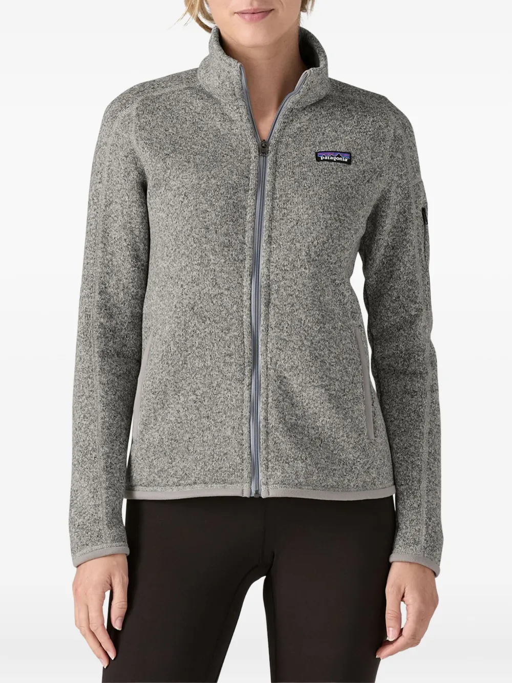 Patagonia x Better Sweater jack met logopatch Grijs