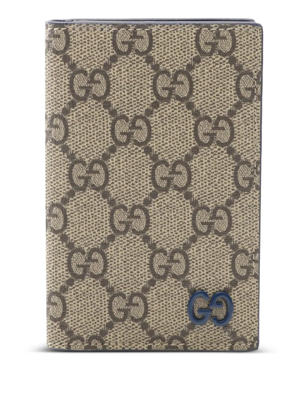 Gucci Pre-Owned 2016-2025 GGスプリーム ロングケース カードケース - ブラウン Gucci Pre-Owned 2016-2025 GGスプリーム ロングケース カードケース - ブラウン