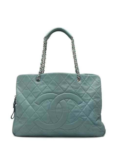 CHANEL Pre-Owned 2010-2011 Quilted Caviar Timeless XL tote bag