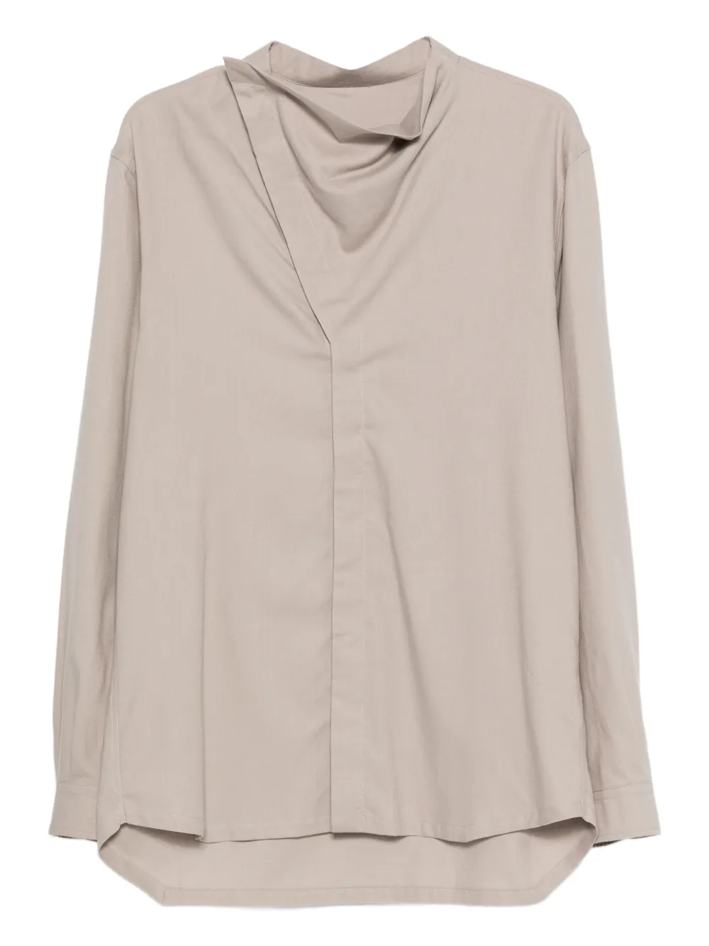 Rick Owens funnel neck jumper | Grey | Image 1