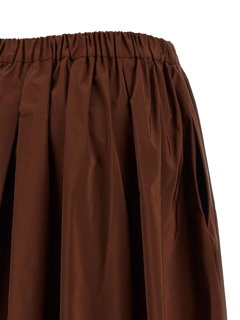 Weekend Max Mara Bruno elasticated flared skirt Bruin