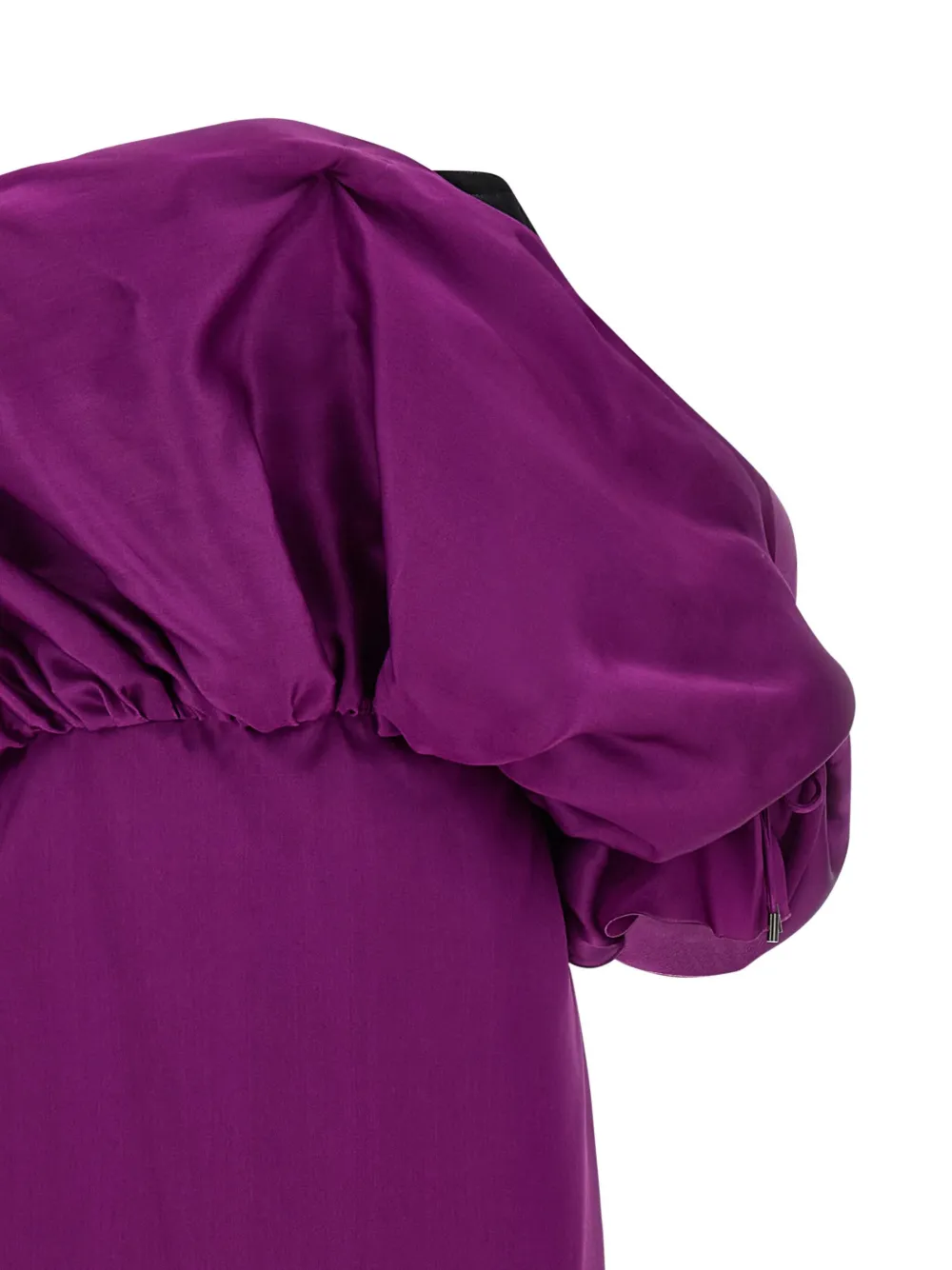 Tom Ford Ruffled Off-shoulder Maxi Dress In Purple