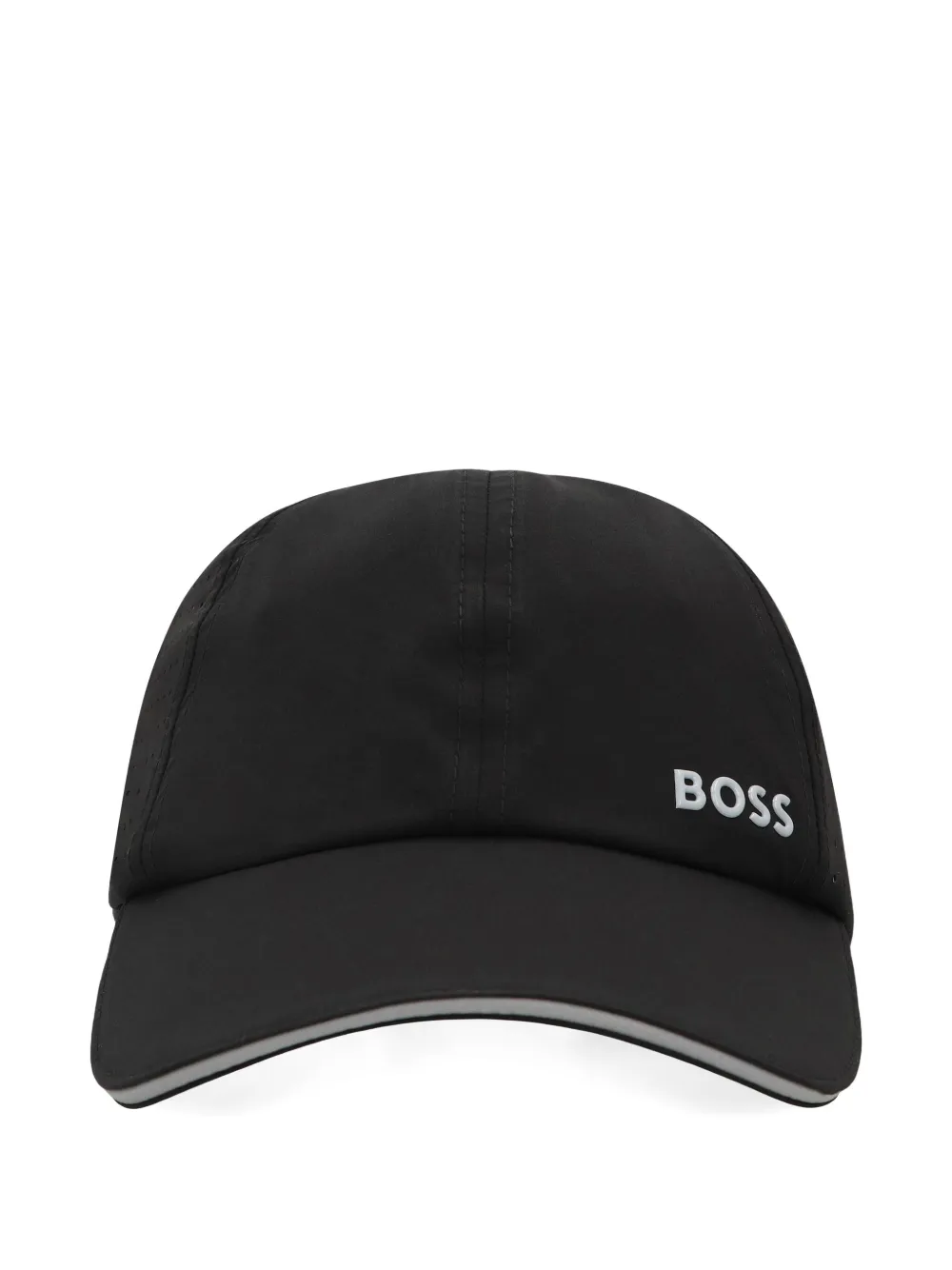 Hugo Boss Logo-lettering Baseball Cap In Black