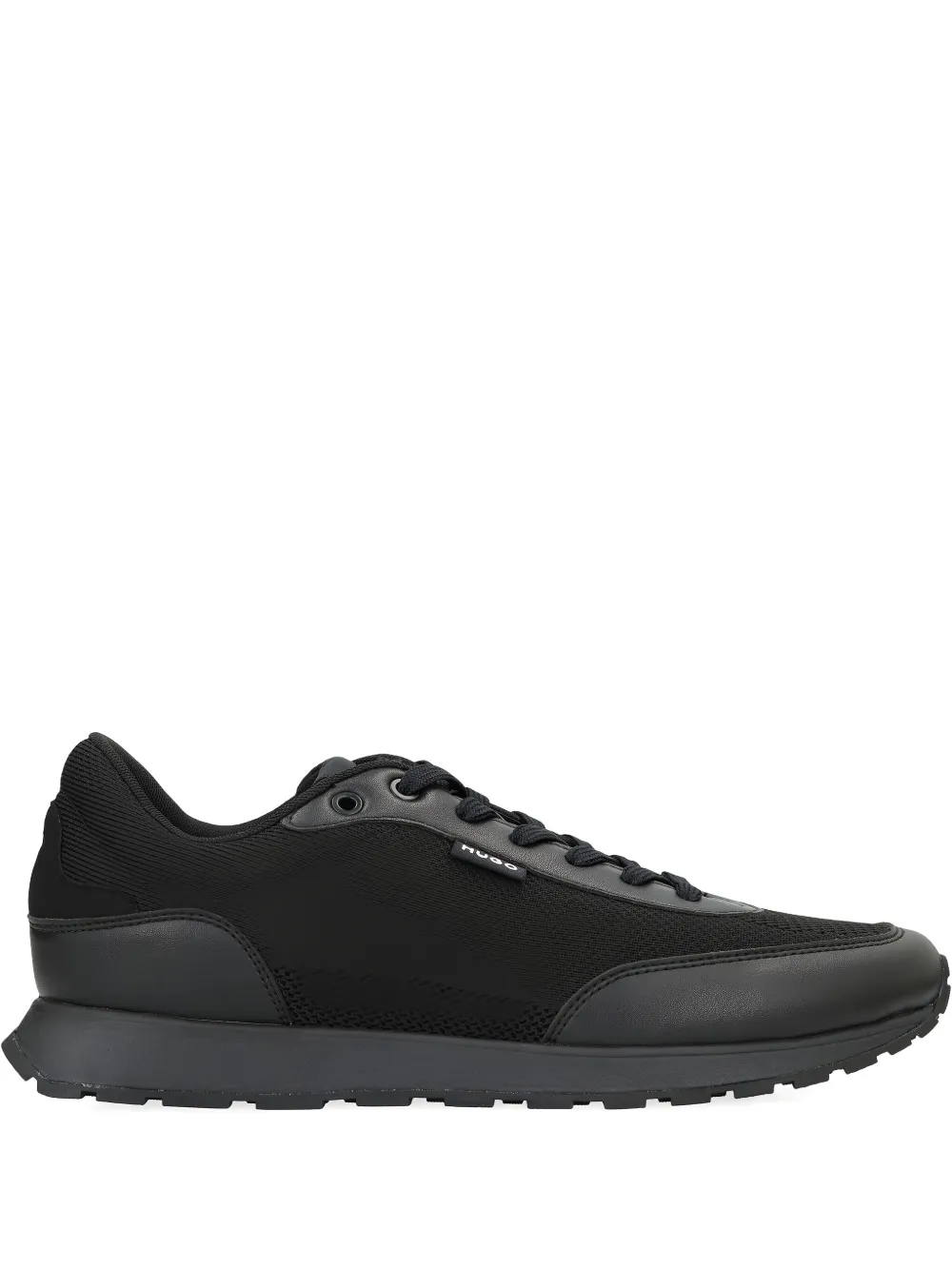 BOSS low-top lace-up sneakers | Black | Image 1