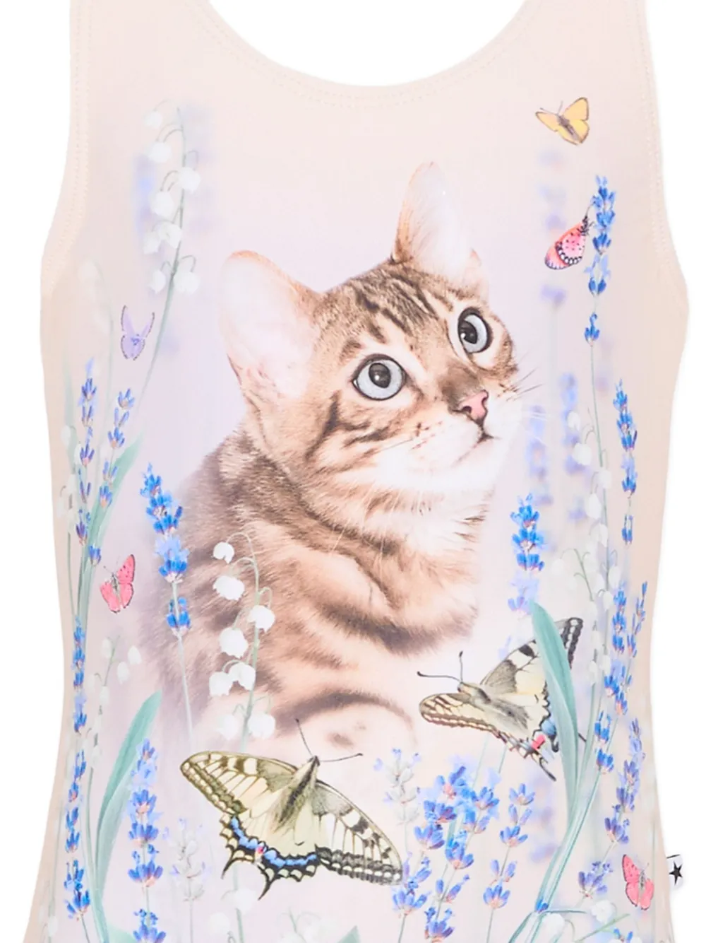 Molo Badpak met vlinderprint Beige