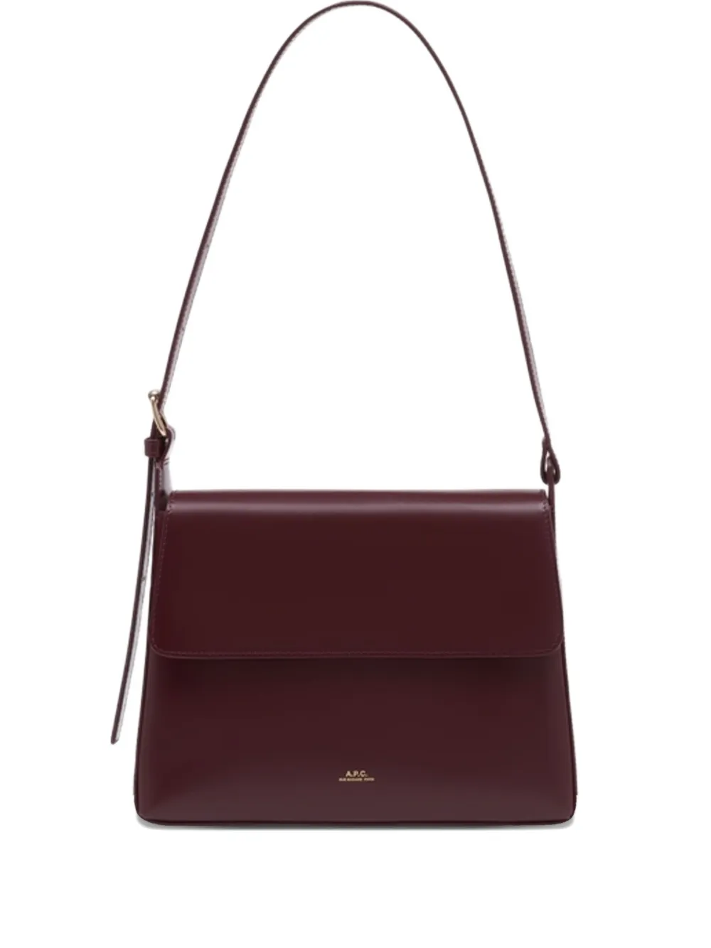 A.P.C. Virginie leather shoulder bag - レッド
