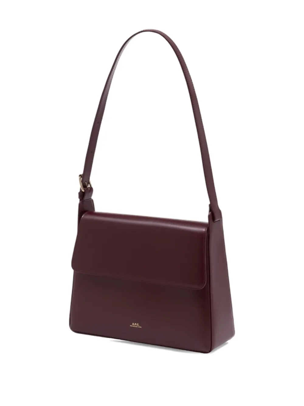 A.P.C. Virginie leather shoulder bag - Rood