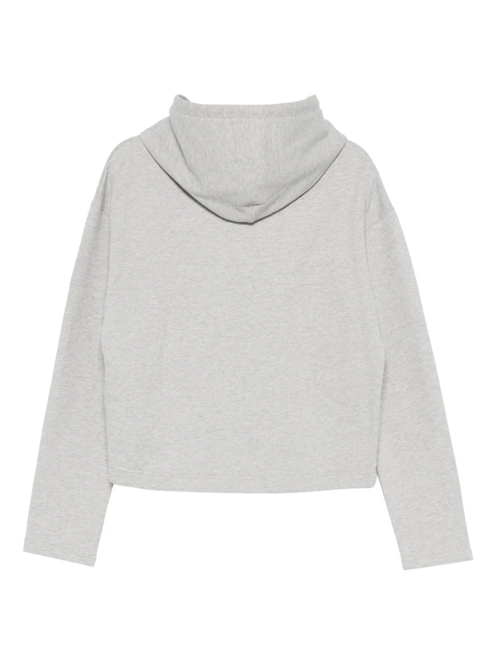 AMI Paris drawstring embroidered hoodie - Grijs